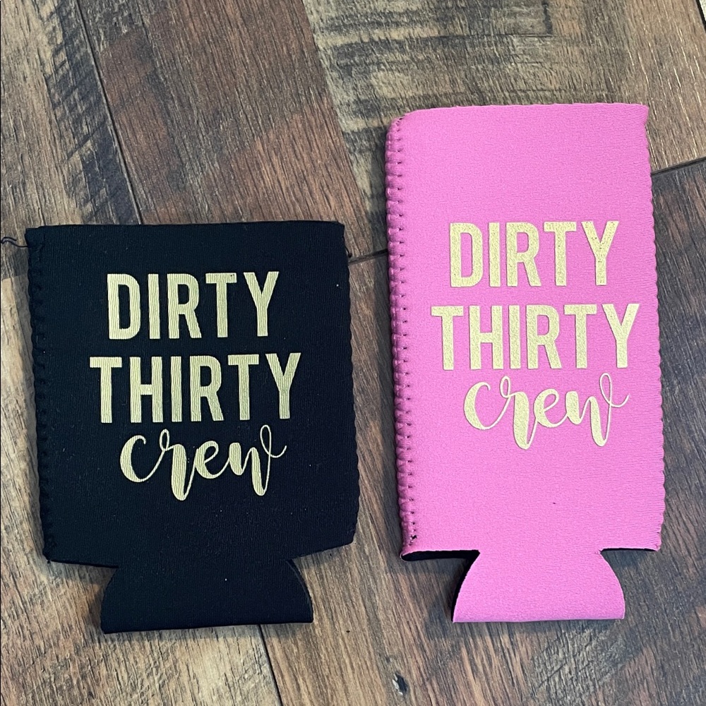 Set of 6 slim can/regular can koozies!